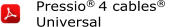 Pressio® 4 cables®  Universal