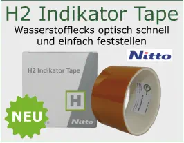 H2 Indikator Tape Wasserstofflecks optisch schnell  und einfach feststellen NEU