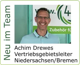 Neu im Team Achim DrewesVertriebsgebietsleiterNiedersachsen/Bremen